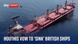 VOW ASA [CBOE] Houthis vow to &#39;sink British ships&#39;