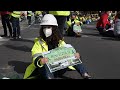 Trabajadores de ENCE y transportistas se movilizan en A Coruña