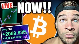 BITCOIN HISTORIC! BITCOIN &amp; CRYPTO MOVE INCOMING!!! LIVE $300,000.00 LONG TRADE!