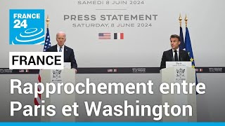 JOE Emmanuel Macron reçoit Joe Biden : rapprochement entre Paris et Washington • FRANCE 24