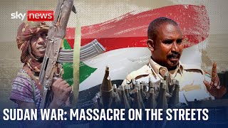 Sudan war: &#39;The Arabs arrived and started killing people&#39;