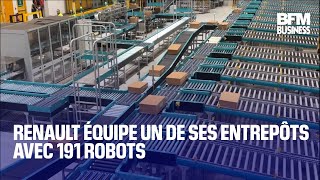 RENAULT Renault équipe un de ses entrepôts avec 191 robots