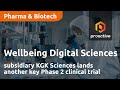 Wellbeing Digital Sciences subsidiary KGK Sciences lands another key Phase 2 clinical trial