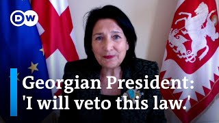 Georgia&#39;s President Salome Zourabichvili sees the future of Europe at stake| DW News
