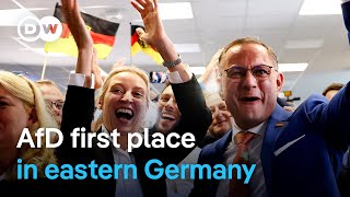 Despite scandals far-right Alternative for Germany come second in EU vote | DW News