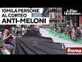 Roma, 10mila persone al corteo contro Meloni: "Preoccupati per l'escalation militare"