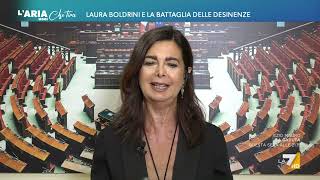 Laura Boldrini: &quot;Non esiste più un club solo per uomini, il mondo è già avanti e solo ...