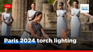 Watc live: Paris 2024 Olympic flame lighting