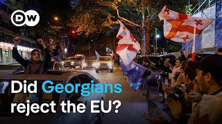 What Georgian election results mean for Georgia, the EU and Russia | DW News