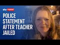 Watch live: Police statement after teacher is sentenced for murdering her boyfriend