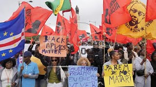 Thousands march in Lisbon against racism and police violence after police shoot dead man