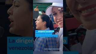 Opositora venezolana transmite cómo la detienen en vivo