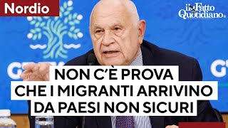 Nordio: &quot;I migranti dichiarano la provenienza, non c&#39;è prova che arrivino da Paesi non sicuri&quot;