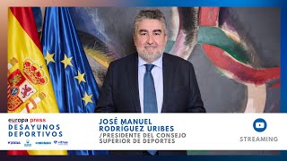 Desayuno Deportivo Europa Press con el presidente del CSD, José Manuel Rodríguez Uribes