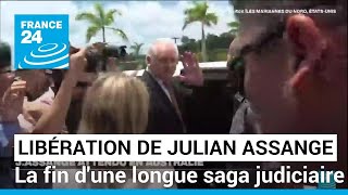 SAGA Libération de Julian Assange : la fin d&#39;une longue saga judiciaire • FRANCE 24