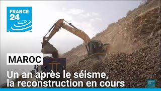 Un an après le séisme au Maroc, reconstruction en cours pour loger les 60 000 sinistrés