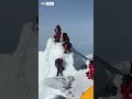Climbers stranded on Everest as cornice collapses