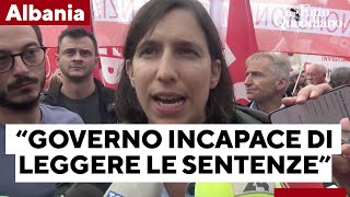 Albania, Schlein: &quot;Governo incapace di leggere le sentenze, non è colpa dei pm o delle opposizioni&quot;