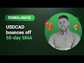 Technical Analysis: 17/11/2023 - USDCAD bounces off 50-day SMA