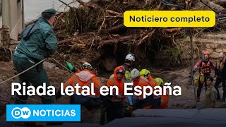 🔴 DW Noticias del 30 octubre: Casi un centenar de muertos deja el temporal [Noticiero completo]