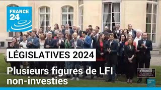 Législatives : plusieurs figures de La France insoumise non-investies • FRANCE 24