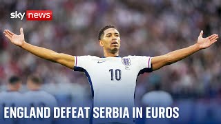 Euro 2024: Jude Bellingham shines as England defeat Serbia