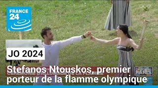JO 2024 : Le champion olympique d&#39;aviron Stefanos Ntouskos premier porteur de la flamme olympique