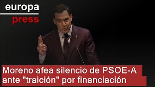 S&U PLC [CBOE] Moreno reprocha a PSOE-A su &quot;silencio&quot; ante nueva &quot;traición&quot; a Andalucía con la financiación