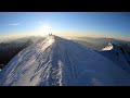 CIE DU MONT BLANC - Sonnenaufgang auf dem Mont Blanc