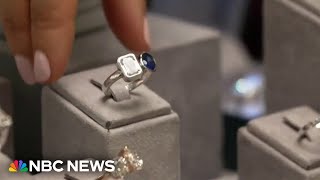 Lab grown diamonds and colorful dresses among the latest wedding trends