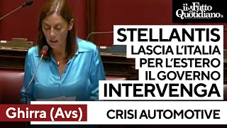 Ghirra: &quot;Stellantis lascia l&#39;Italia per l&#39;estero. Il governo intervenga. Automotive fondamentale&quot;