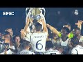 El Real Madrid celebra la 'Decimoquinta' en el Santiago Bernabéu