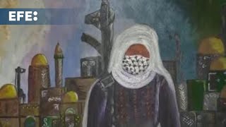 Pintar Palestina, compromiso de una artista para reclamar la paz desde el Líbano en guerra