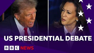 KEY Key moments from Donald Trump and Kamala Harris&#39;s US presidential debate | BBCNews