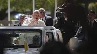 Le pape François en visite au Timor oriental