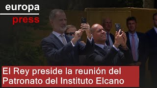 El Rey preside la reunión del Patronato del Instituto Elcano