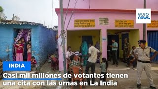 Casi mil millones de votantes tienen una cita con las urnas en la India
