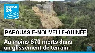 Papouasie-Nouvelle-Guinée : l&#39;ONU estime à 670 morts le bilan du glissement de terrain