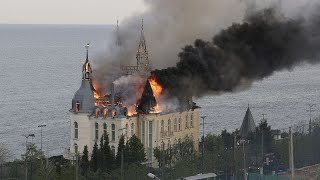 Guerre en Ukraine : à Odessa, le &quot;château d&#39;Harry Potter&quot; en flammes
