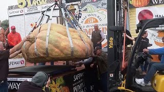 Una zucca da 1090 kg vince il campionato del mondo 2024 in California