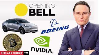 STEEL Opening Bell: Bitcoin, Boeing, Nvidia, Tesla, United States Steel, Unity Software