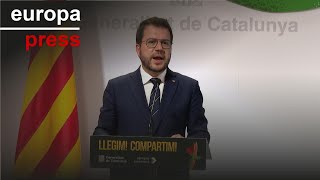 Aragonès reivindica el uso del catalán de cara a Sant Jordi y lamenta que se &#39;minimice&#39;