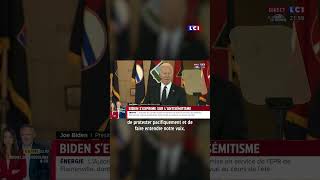 JOE 🇺🇸 Aux États-Unis, Joe Biden alerte face à l’antisémitisme
