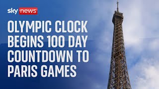 2024 Olympic Clock begins 100 day countdown to the Opening Ceremony