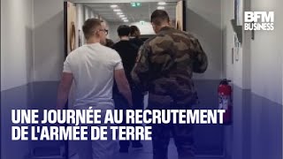 Une journée au recrutement de l&#39;armée de Terre