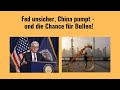 Fed unsicher, China pumpt - und die Chance für Bullen! Videoausblick