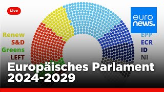 Direkt: Verfolgen Sie die Verteilung der Mitglieder des Europäischen Parlaments | Europawahlen 2024