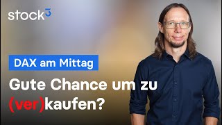 Erholung! Das ist eine Chance, aber auf welcher Seite? DAX-Analyse am Mittag