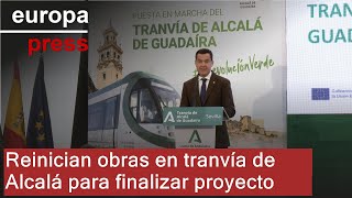 &quot;Reiniciadas&quot; las actuaciones del tranvía de Alcalá de Guadaíra para el &quot;último empujón&quot;