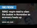Forex Preview: 21/11/2022 - RBNZ might need to slam the brakes in November as economy heats up